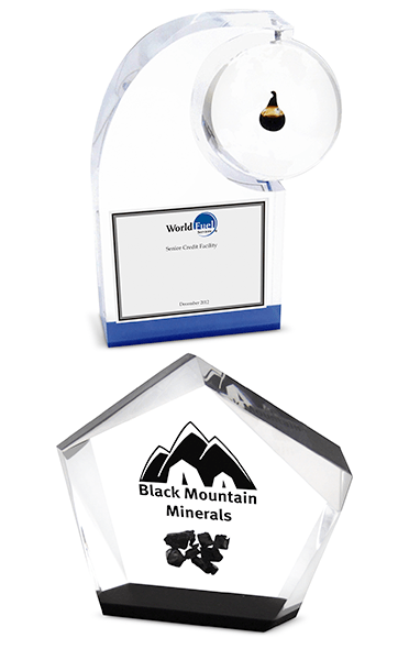 Custom Embedded Oil Awards